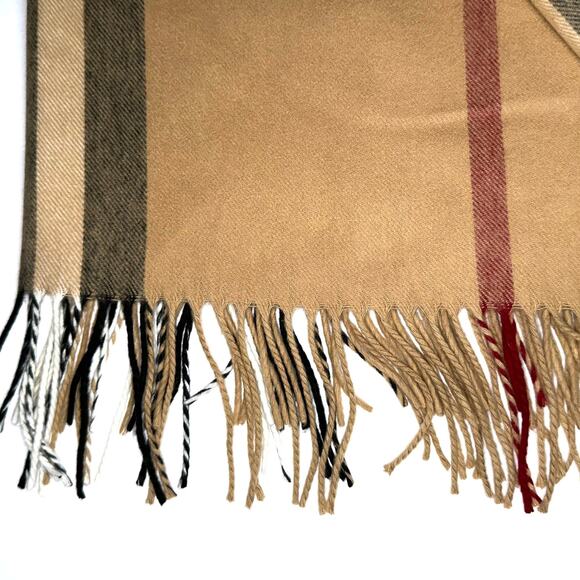 Fraas Plaid Classic Fringe Rectangle Scarf - Picture 4 of 10